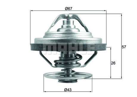 Термостат Behr MAN MAHLE / KNECHT ="TX15883"