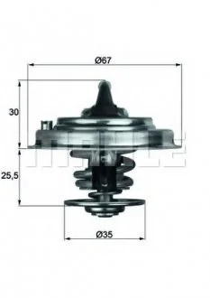 Термостат 71 °C MAHLE / KNECHT TX 30 71 D