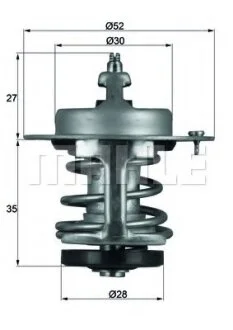 Термостат (вир-во Mahle) MAHLE / KNECHT TX 69 79