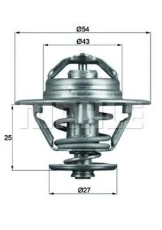 Термостат (вир-во Mahle) MAHLE / KNECHT TX 93 74 D