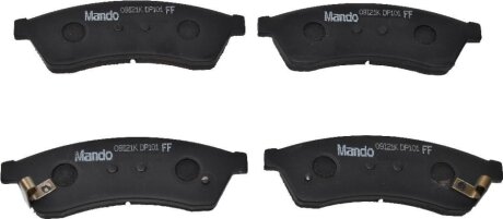 Кт. Тормозные колодки MANDO MPD26