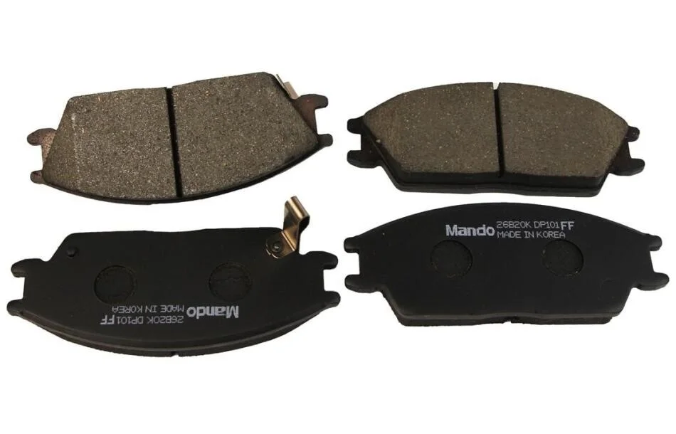 Тормозные колодки передние дисковые MANDO MPH26 (фото 1)