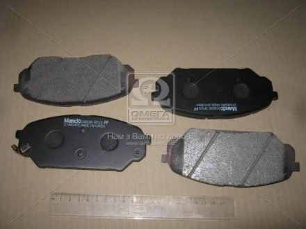 Тормозные колодки передние дисковые MANDO MPH41