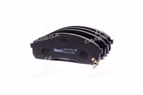 Тормозные колодки передние дисковые MANDO MPK13