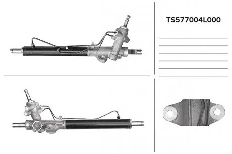 Рейка рульова HYUNDAI MANDO TS577004L000 (фото 1)