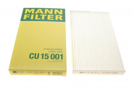 Повітряний фільтр салону MANN CU 15001 (фото 1)