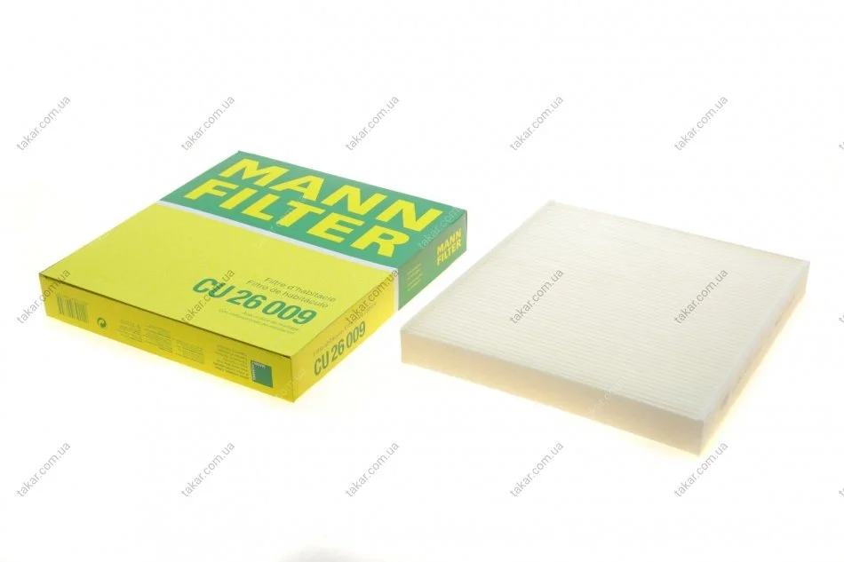 Фільтр салону стандартний MANN CU26009 (фото 1)