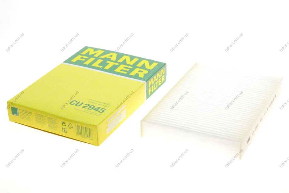 Фільтр салону на NISSAN Kubistar 1.2 D7F MANN CU2945 (фото 1)