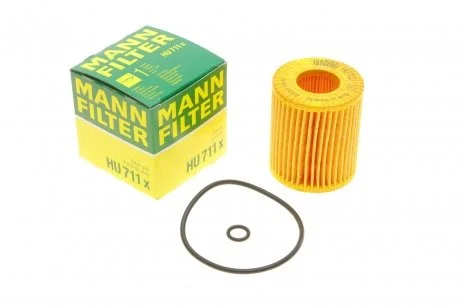 Масляный фильтр картридж патрон MANN HU711X