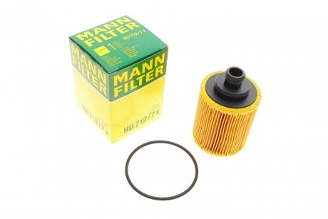 Фільтр масляний двигуна (вир-во) MANN HU712/7X (фото 1)