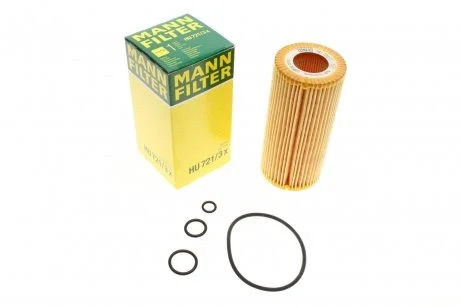 Масляний фільтр картридж патрон MANN HU721/3X