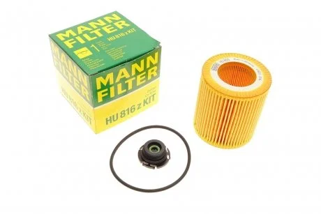 Масляный фильтр картридж патрон MANN HU816ZKIT