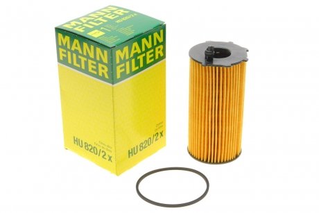 Фильтр масляный двигателя (выр-во) MANN HU820/2X (фото 1)