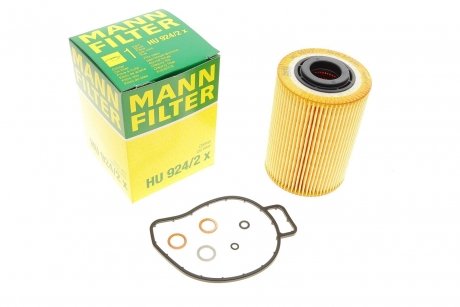 Фильтр масляный двигателя (выр-во) MANN HU924/2X