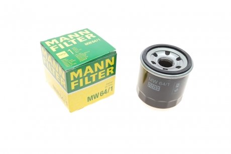 Фильтр масляный двигателя (выр-во) MANN MW64/1