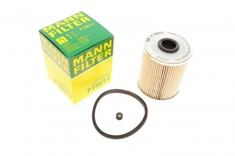 Паливний фільтр-патрон дизель MANN P733/1X