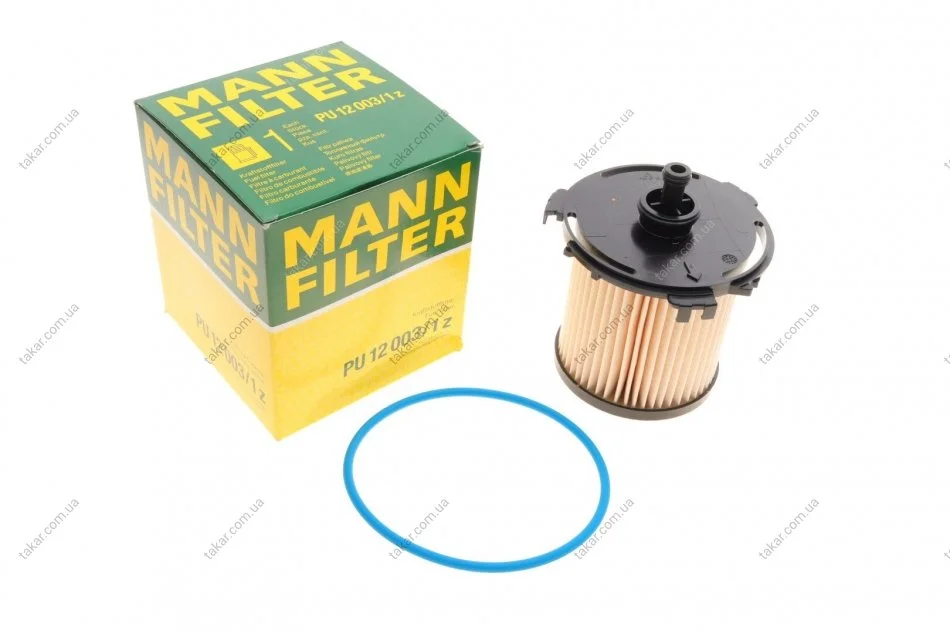 Паливний фільтр-патрон дизель MANN PU 12 003/1 Z (фото 1)
