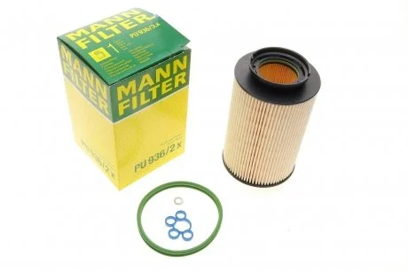 Паливний фільтр-патрон дизель MANN PU936/2X