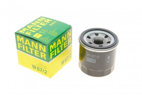Масляный фильтр MANN W67/2 (фото 1)