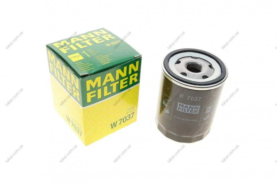Масляный фильтр винт накручеваемый MANN W7037 (фото 1)
