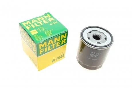 Масляный фильтр винт накручеваемый MANN W7043