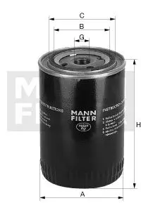 Масляний фільтр MANN W711/80 (фото 1)