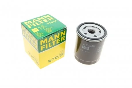 Масляный фильтр винт накручеваемый MANN W712/54
