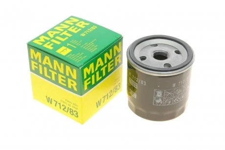 Масляный фильтр винт накручеваемый MANN W712/83