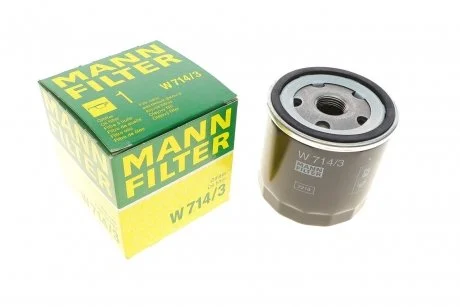 Масляний фільтр гвинт накручуваний MANN W714/3