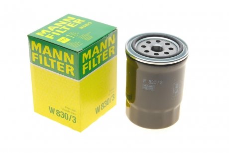 Фільтр оливи MANN W830/3 (фото 1)