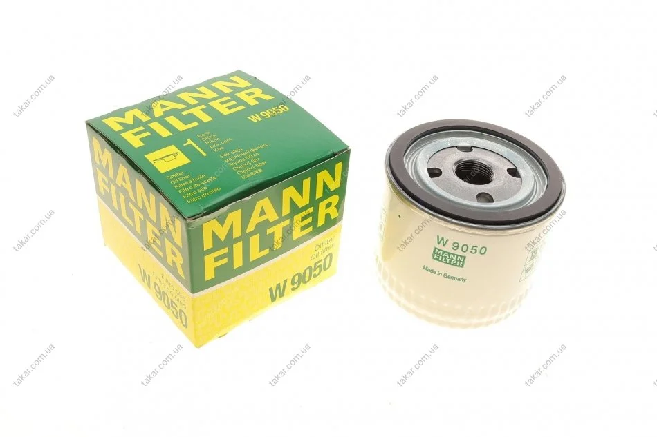 Масляний фільтр гвинт накручуваний MANN W9050 (фото 1)
