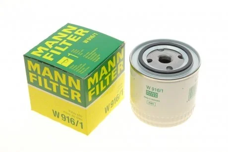 Масляный фильтр винт накручеваемый MANN W916/1