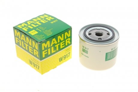 Фильтр масляный двигателя (выр-во) MANN W917 (фото 1)