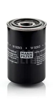 Масляный фильтр винт накручеваемый MANN W 929/3