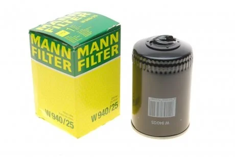 Масляный фильтр винт накручеваемый MANN W940/25