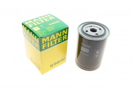 Масляный фильтр винт накручеваемый MANN W940/62