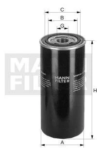 Масляный фильтр винт накручеваемый MANN WD13145/1