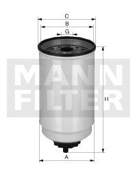 Фильтр топливный DAF MANN WK10017X