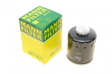 Паливний фільтр, що накручується, дизель MANN WK718/2