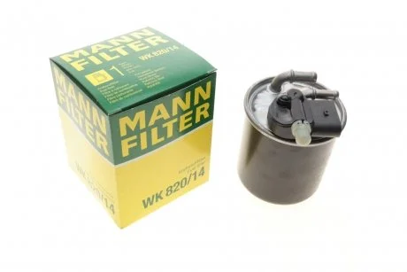 Паливний прямоточний фільтр дизель MANN WK820/14