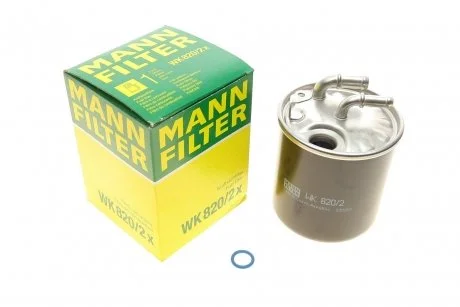 Топливный прямоточный фильтр дизель MANN WK820/2X