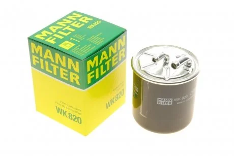 Паливний прямоточний фільтр дизель MANN WK820