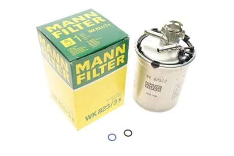Фільтр паливний MANN WK 823/3X