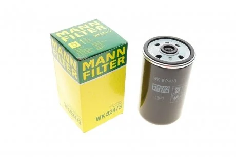 Паливний фільтр, що накручується, дизель MANN WK824/3