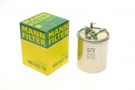 Паливний прямоточний фільтр дизель MANN WK842/18
