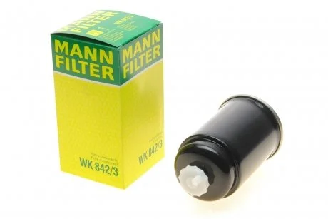 Паливний прямоточний фільтр дизель MANN WK842/3