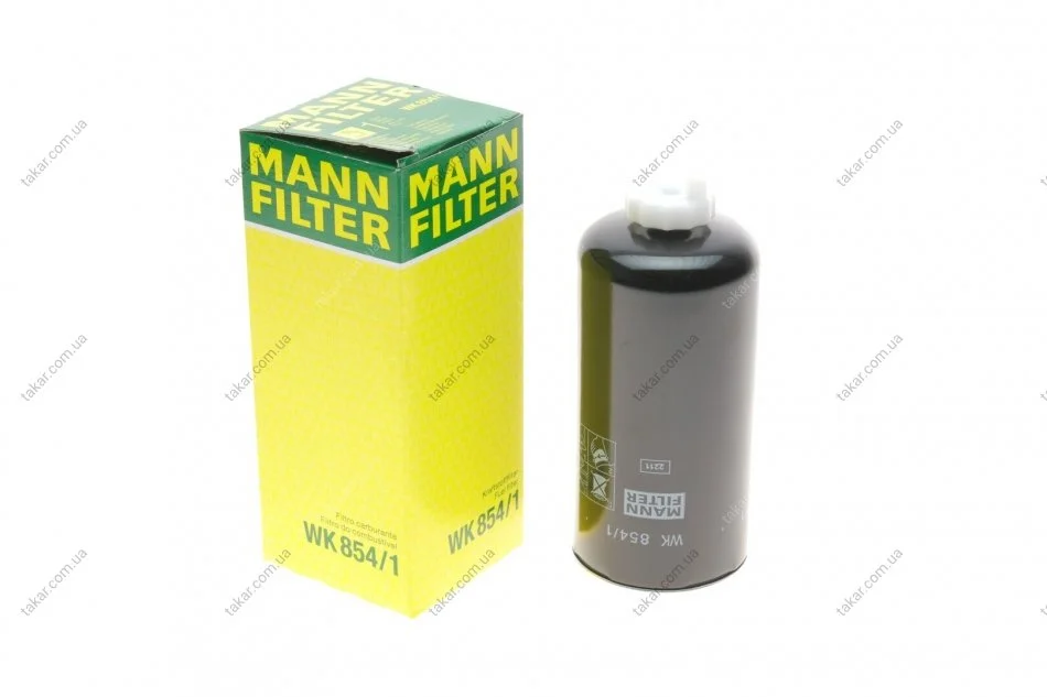 Паливний фільтр, що накручується, дизель MANN WK854/1 (фото 1)