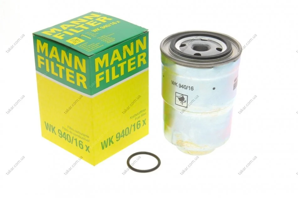 Паливний фільтр, що накручується, дизель MANN WK940/16X (фото 1)