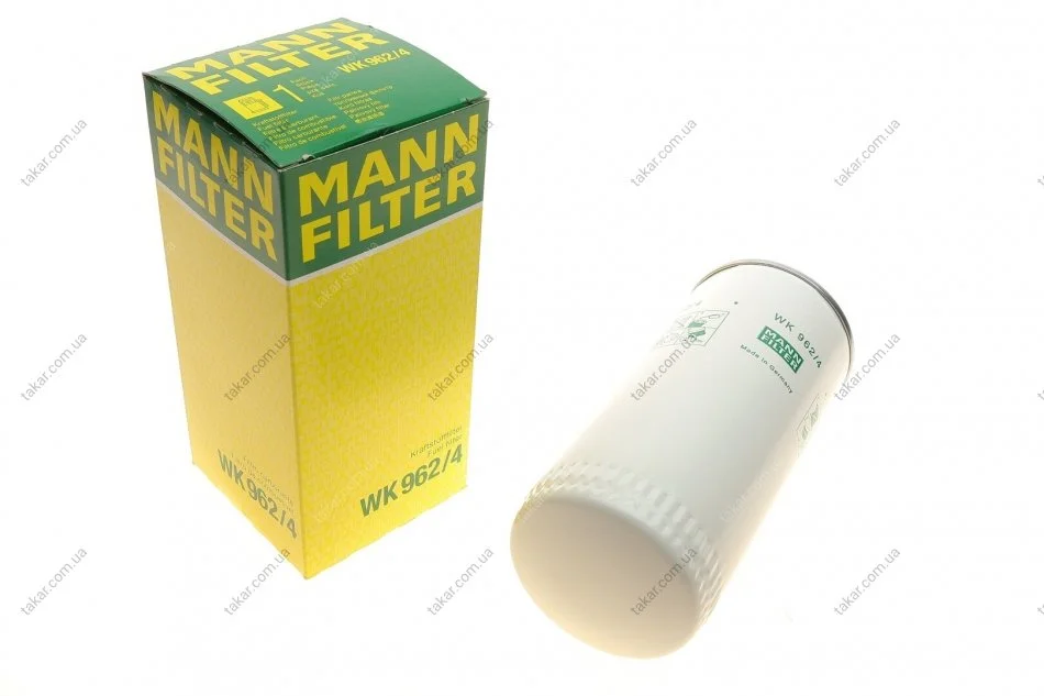 Паливний фільтр, що накручується, дизель MANN WK 962/4 (фото 1)