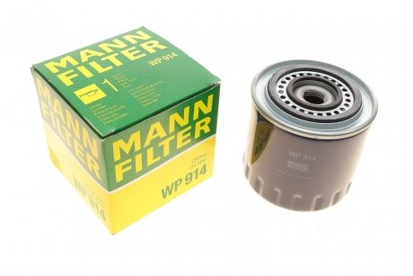 Фільтр масляний двигуна RENAULT MASTER I 2.5 D (вир-во) MANN WP914